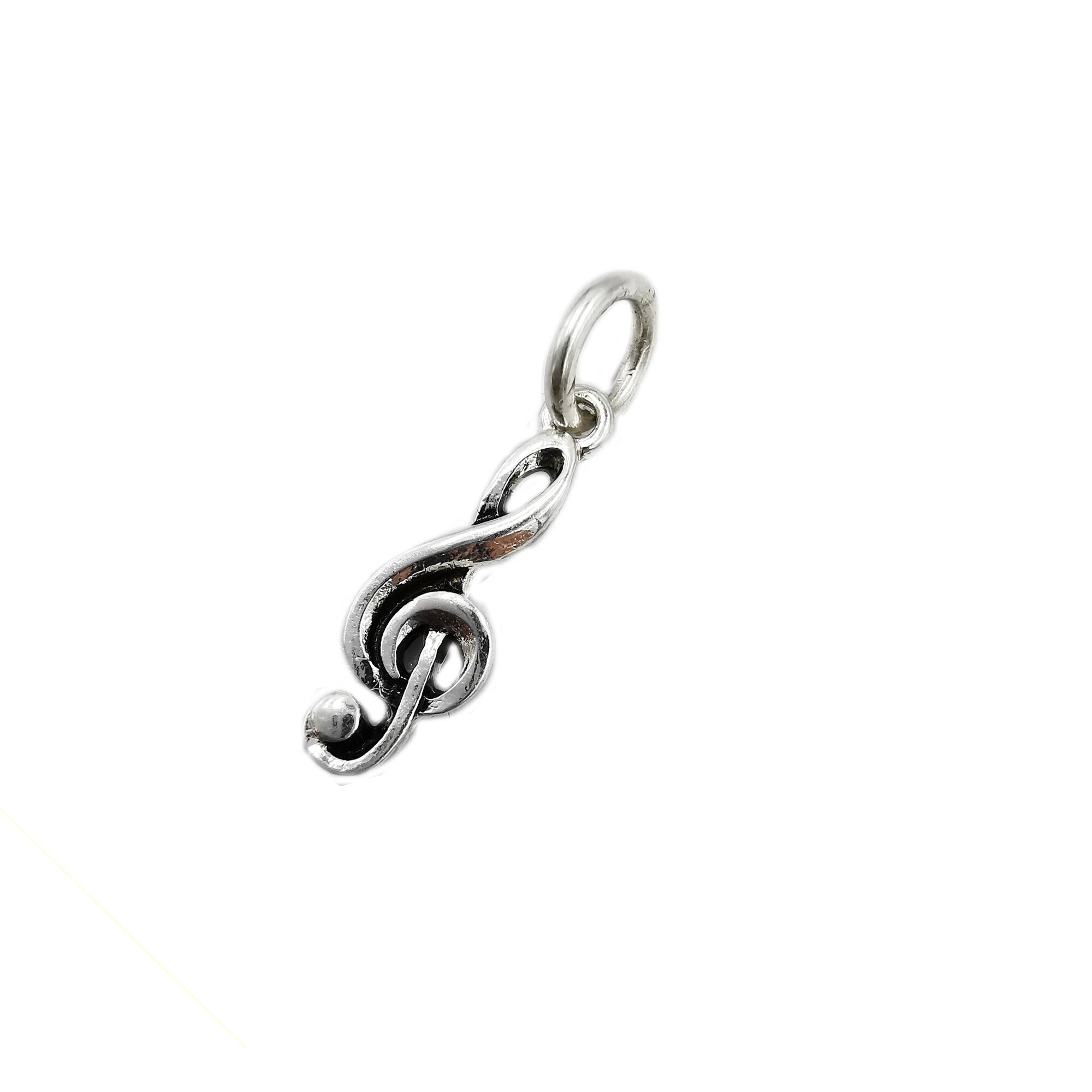 Silver Plated Music Charm by Bead Landing™
